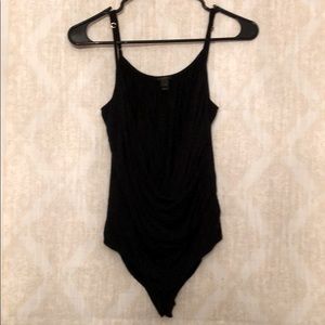 J.Crew Black V-Neck Bodysuit